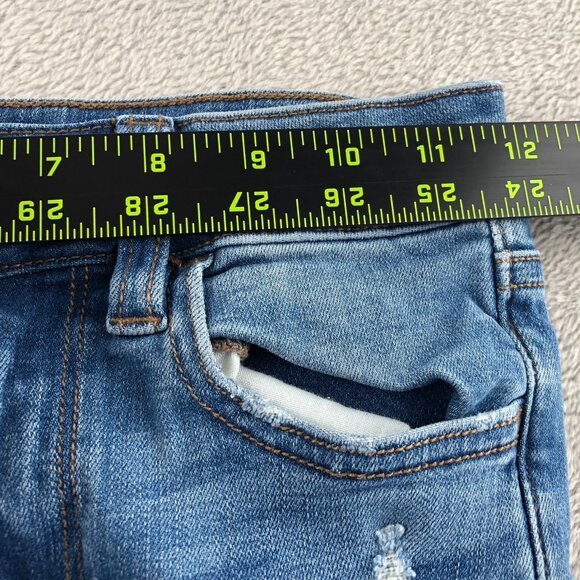 Aeropostale American Eagle Womens Jeans Size 000/00 Skinny Leg Blue Denim Casual - Picture 9 of 16